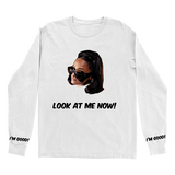 Look At Me Now Long Sleeve White