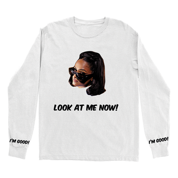 Look At Me Now Long Sleeve White