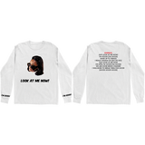 Look At Me Now Long Sleeve White